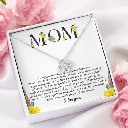 To My Mom Necklace, Sentimental Mom Gift From Daughter,