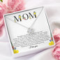 To My Mom Necklace, Sentimental Mom Gift From Daughter,