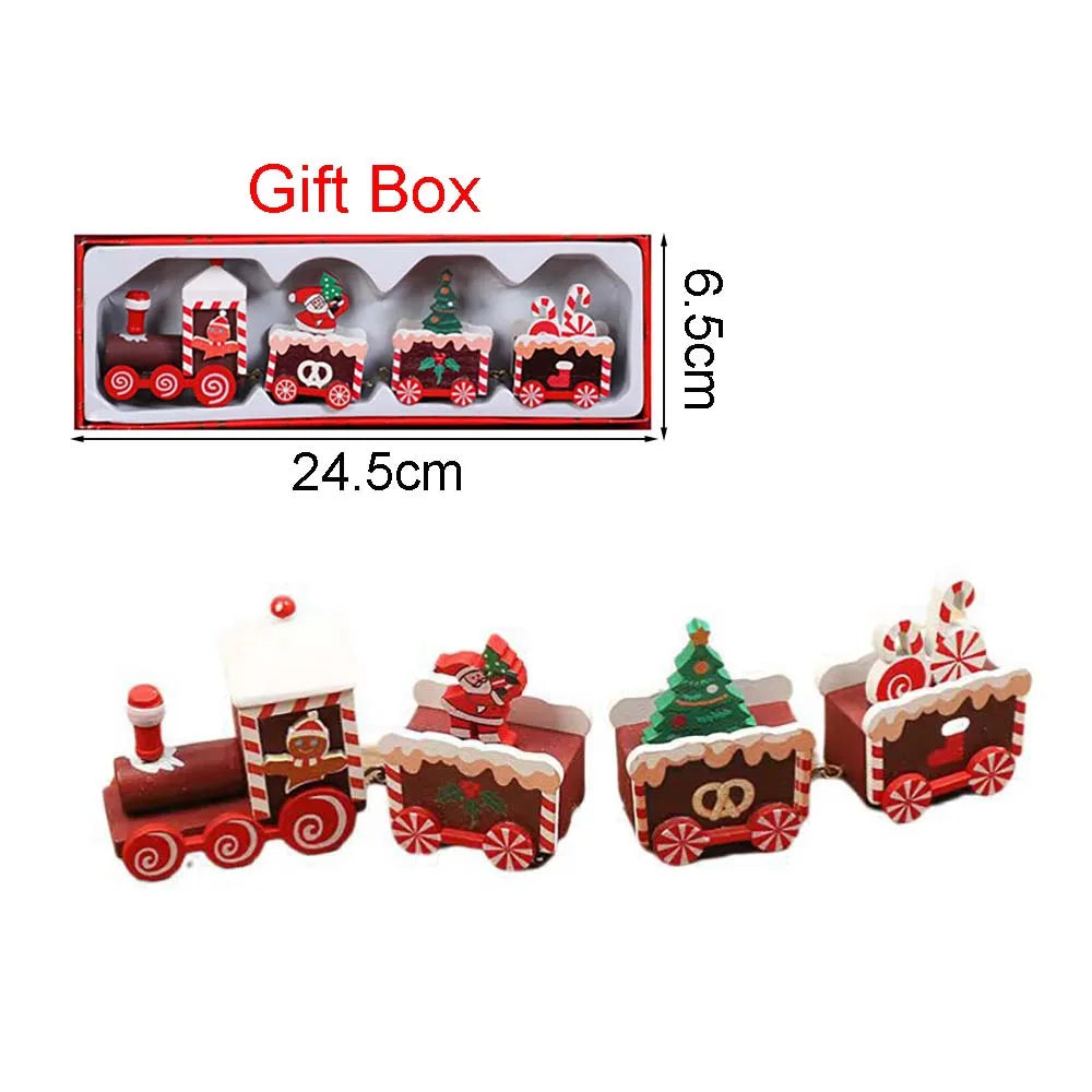Christmas Wood Train Decoration,Christmas Ornaments