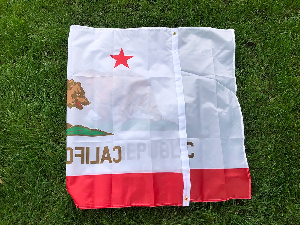 SKY FLAG california flag 90*150cm double side printed polyester hanging us usa state bear california flag