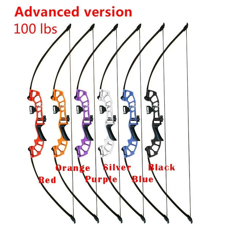 New High Quality Metal 80-100lbs Straight Powerful Archery