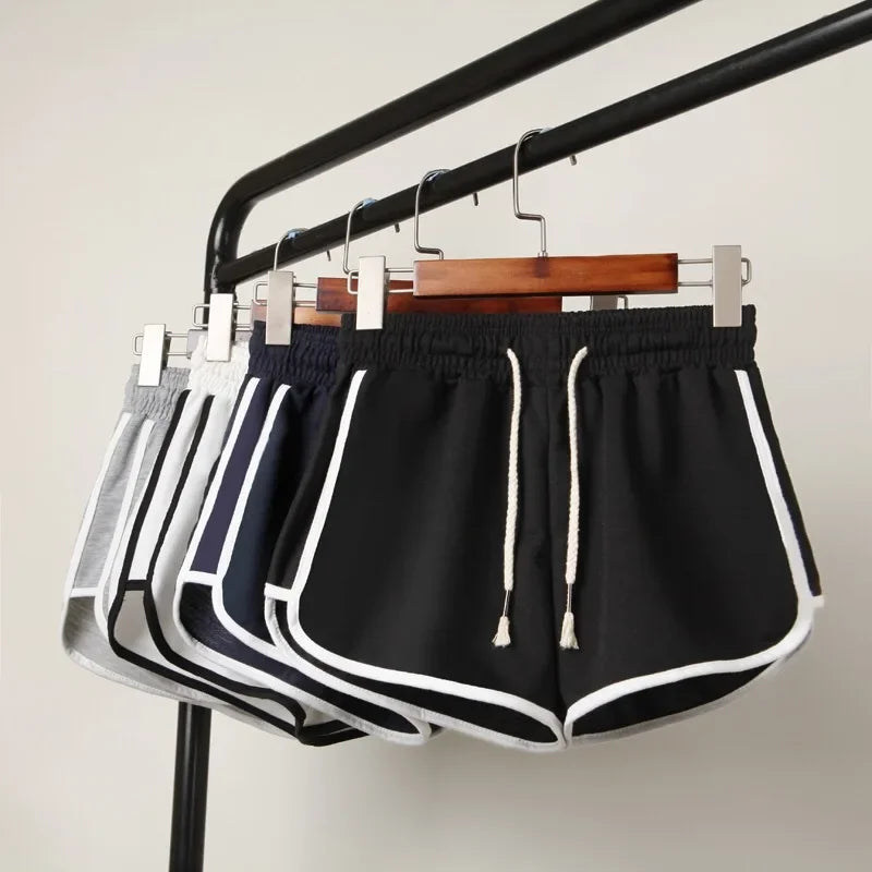 Women yoga Shorts Summer outer wear mid-waist casual