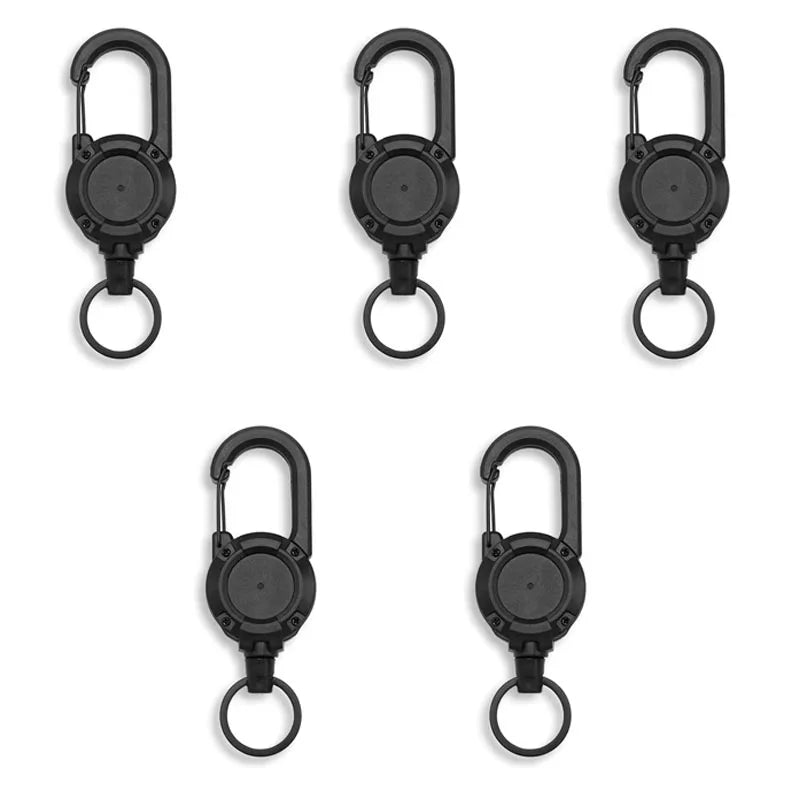 Retractable Heavy Duty Pull Reel Carabiner Strong