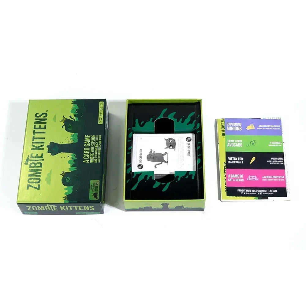 Zombie Kittens Card Game Fun Family Card Games