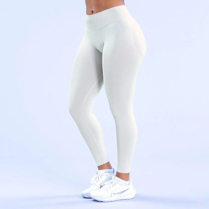 Seamless Women Solid Waist Yoga Pants