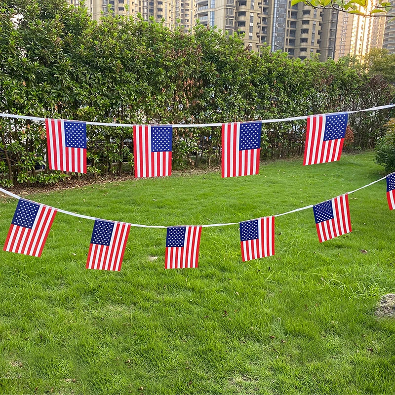Aerlxemrbrae  6M 20pieces/set 14cmx21cm   American Flag