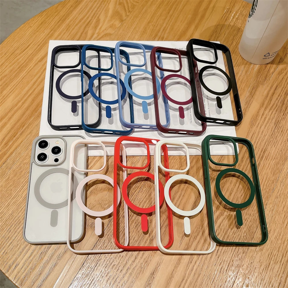 Luxury Shockproof Magsafe Wireless Charge Case