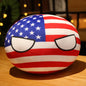 Hot  10/30/50cm Polandball Country Ball Toy Plush Pendant Plush Doll