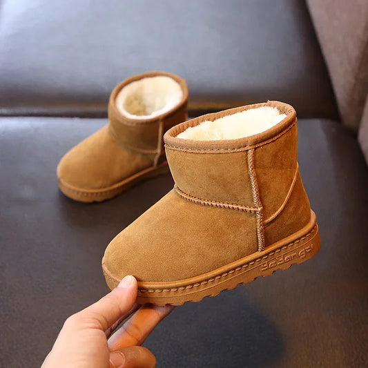 Fashion Children Casual Shoes Girls Boys Cotton Snow Boots