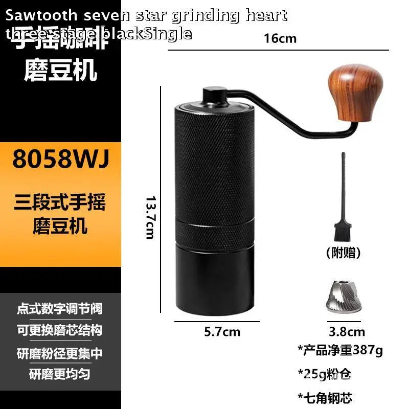 Stainless Steel Hand Coffee Grinder Manual Portable Bean Grinder