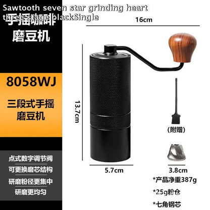 Stainless Steel Hand Coffee Grinder Manual Portable Bean Grinder