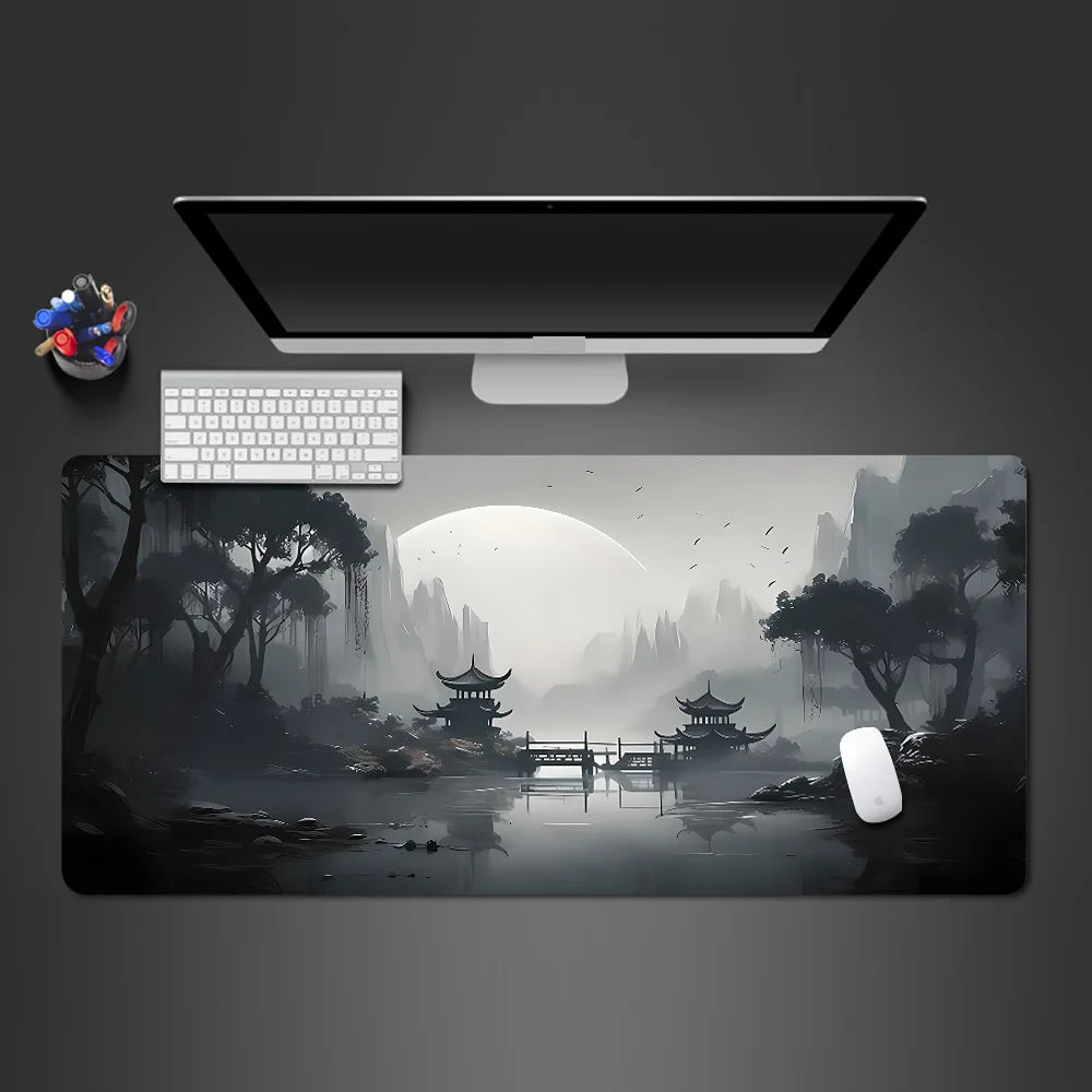 Mouse Pad sakura landscape desk accessories Mat Gamer