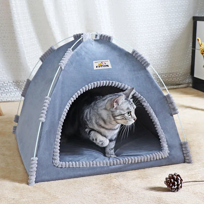 Foldable Cat House Pet Tent Four Seasons Universal