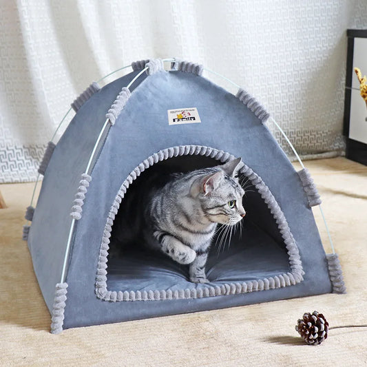 Foldable Cat House Pet Tent Four Seasons Universal
