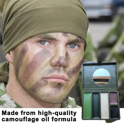 5 Colors Fans CS Shooting Face Paint Camouflage Oil