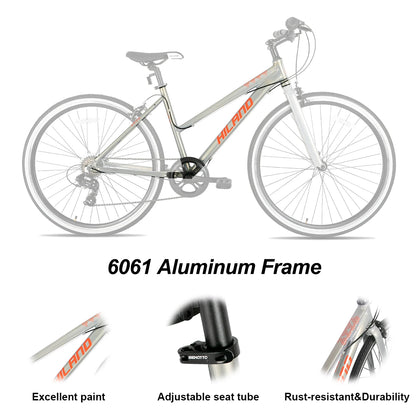 Hiland men's and women's hybrid bikes, Aluminum frame,