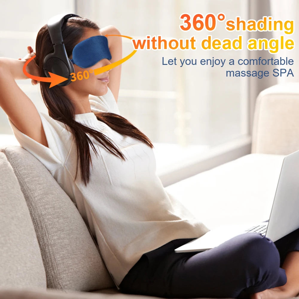 USB Eye Massager Heated Eye Shade Relieve Eye Fatiuge Remove