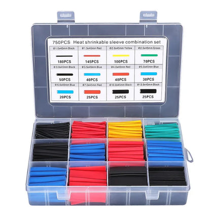 127-750pcs Heat-shrink Tubing Thermoresistant