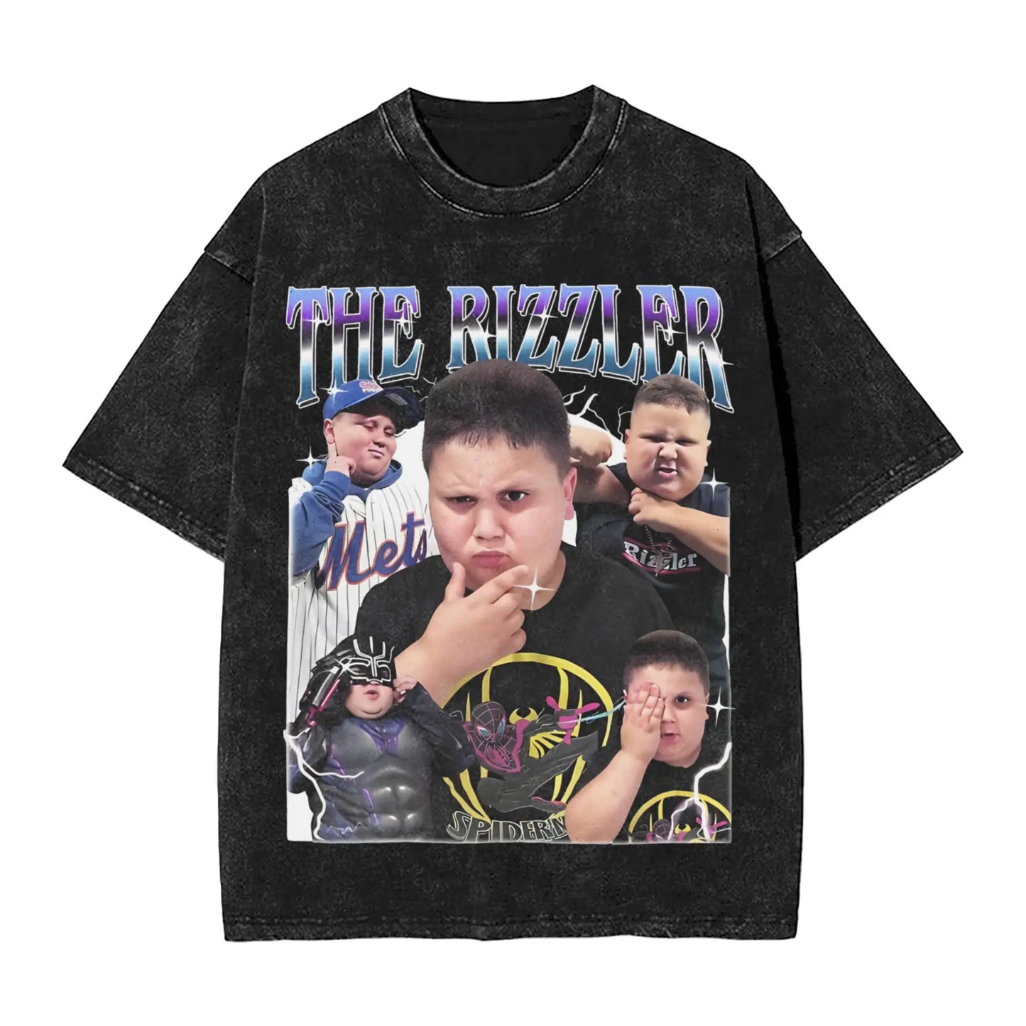 The Rizzler Washed T Shirts Streetwear Hip