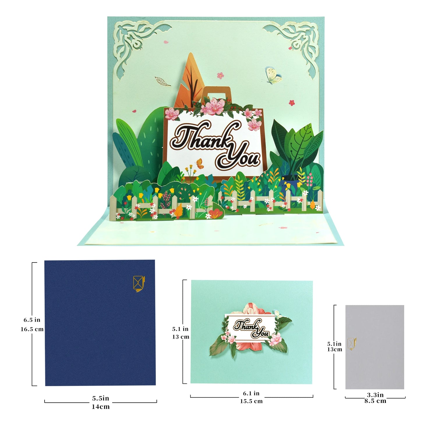 Thanksgiving Day Gift Card 3D Pop Up Give Thanks