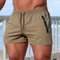 Men's Soild Color Swim Shorts Summer