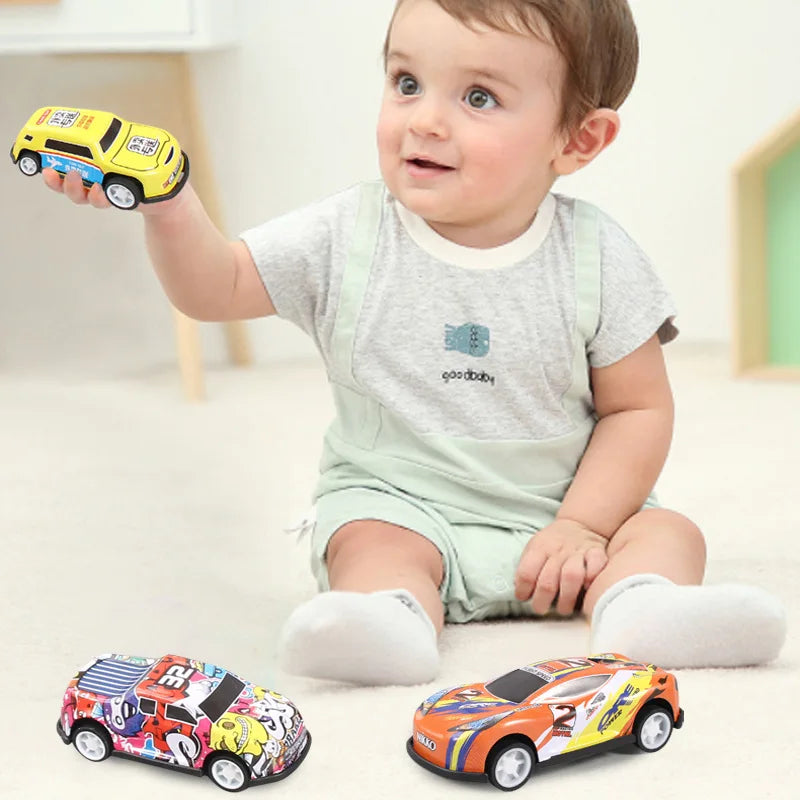 20/30/50Pcs Mini Car Set Inertia Pull Back Cars