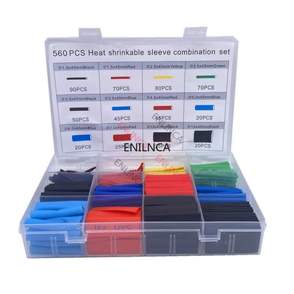 127-750pcs Heat-shrink Tubing Thermoresistant