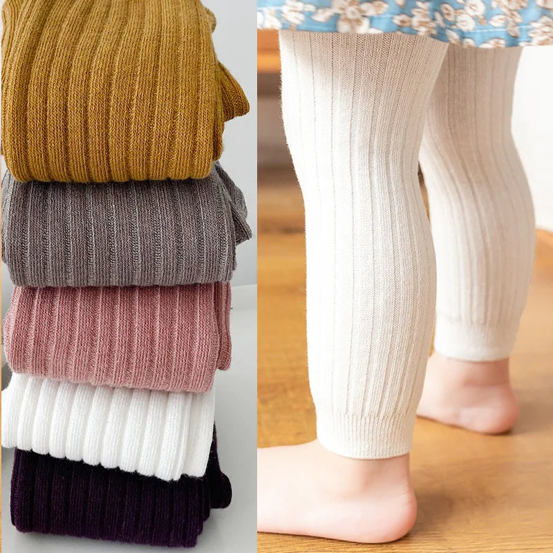 1-6 Years Girls Toddler Baby Basic Ribbed Sweater and Leggings