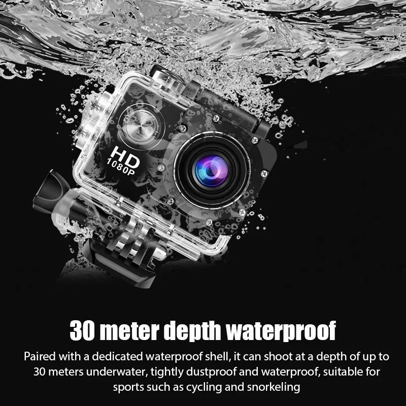 4K Ultra HD Action Camera 3MP 900mAh Underwater