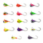 Tungsten Ice Jigs Glow Tungsten Ice Fishing Lure Jigs
