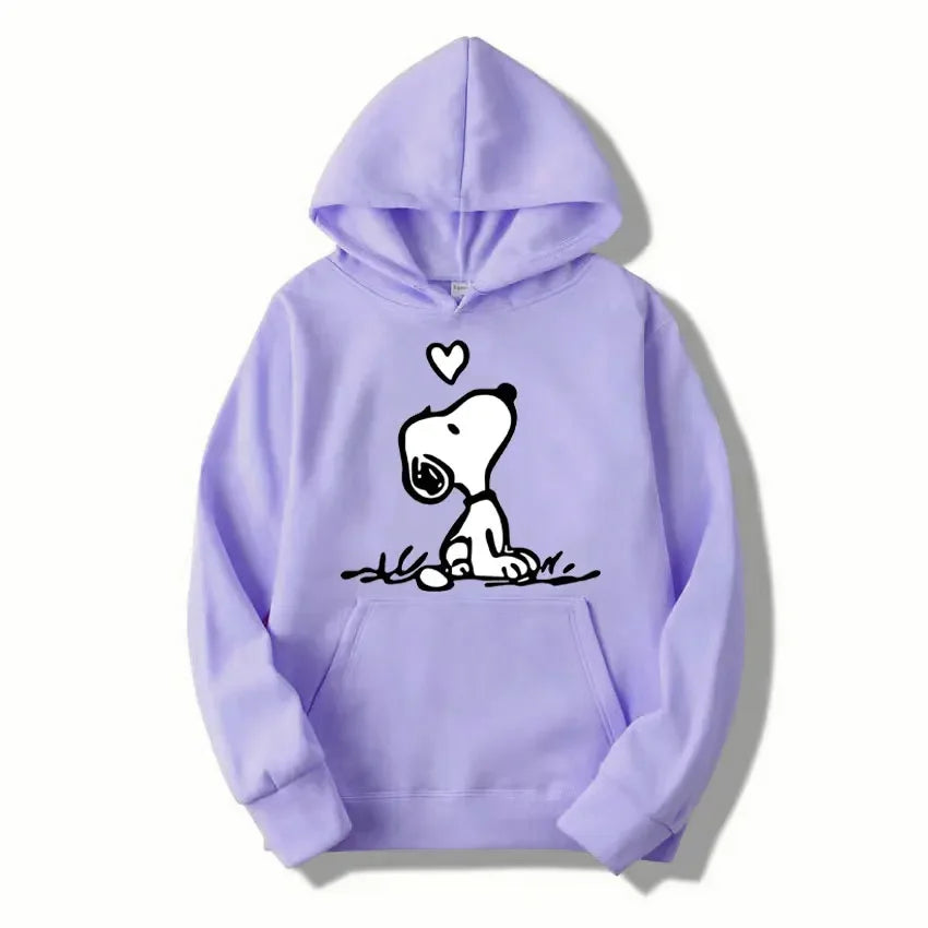 American Cartoon Comics Snoopy Hoodie Women Man