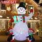 1pc Christmas Decoration Inflatable Toy Gift Snowman 