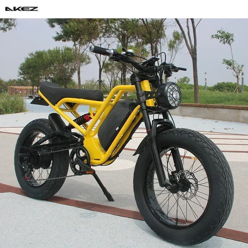 Electric Bicycle Full Suspension Removable Battery Fat TIRE