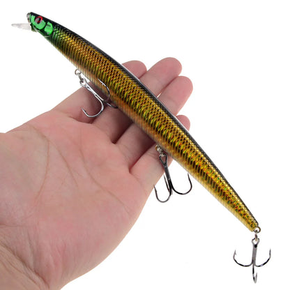 16 Colors 18cm 24g Minnow Fishing Lure Laser Crankbait