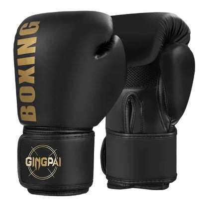 6/8/10/12oz Boxing Gloves Professional Adult Sanda Muay
