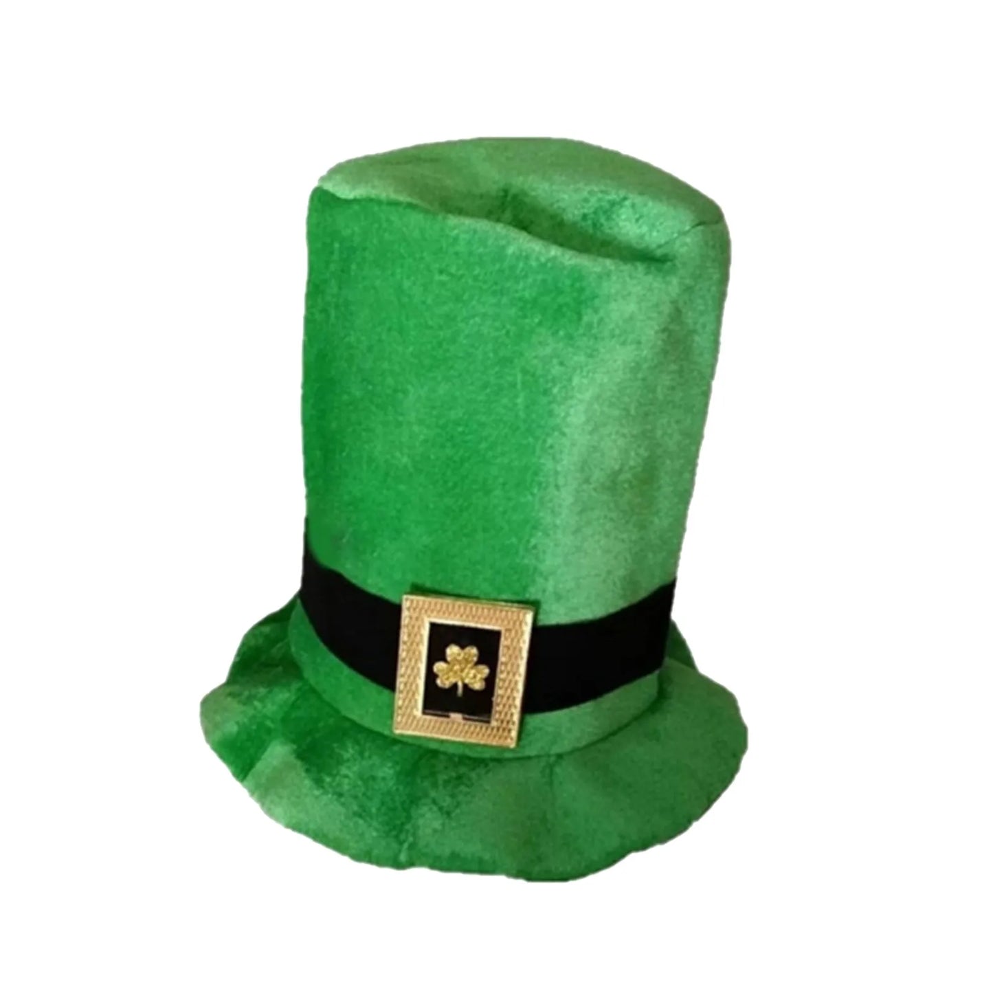 Saint Patricks Day Top Hat Holiday Fake Beard Green