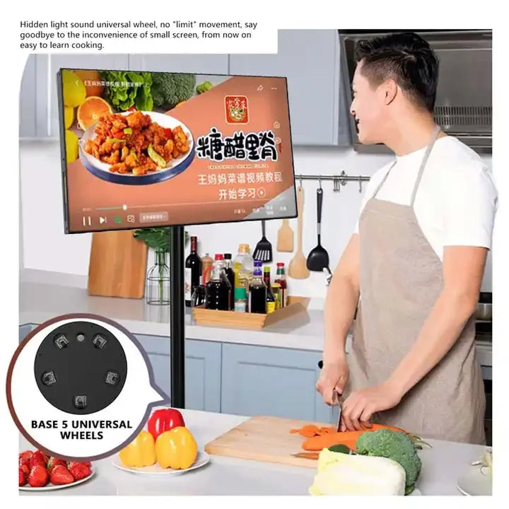 2024 Popular Portable Tv With Battery Fitness Game Video