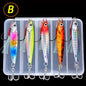 5pcs Metal Jig Fishing Lure Weights 7g-40g Trolling