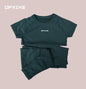 DFYZHE round neck breathable short sleeved+long pants