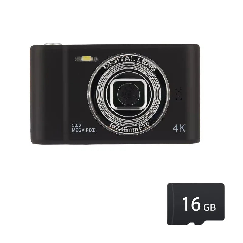 4K Digital Camera Travel Selfie Camara 50 Megapixels