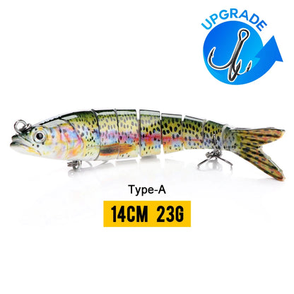 VTAVTA 10/14cm Sinking Wobblers Fishing Lures Jointed