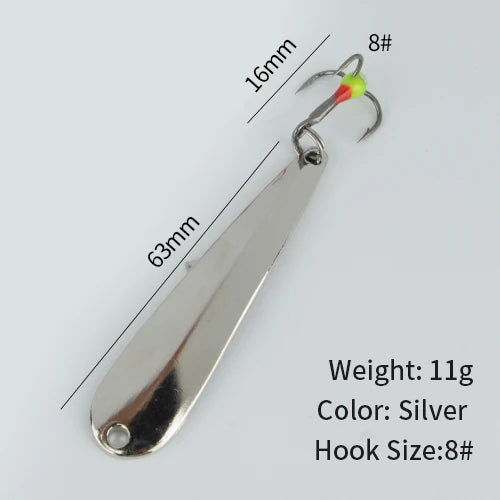 FTK 5g/7g/11g Winter Ice Fishing Lure Metal Jig Wobblers