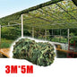 3Mx5M 4Mx6M Camouflage Netting Bulk Roll Sunshade Net for Hunting Woodland Training Camping Car Cover Paintball Bird Watching