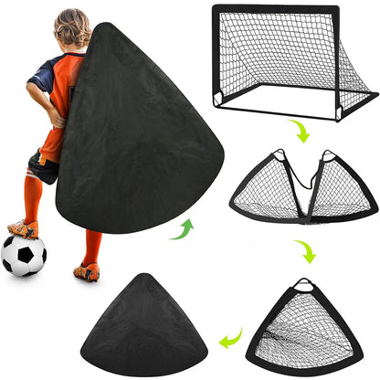 2pcs Soccer Goals for Backyard Set