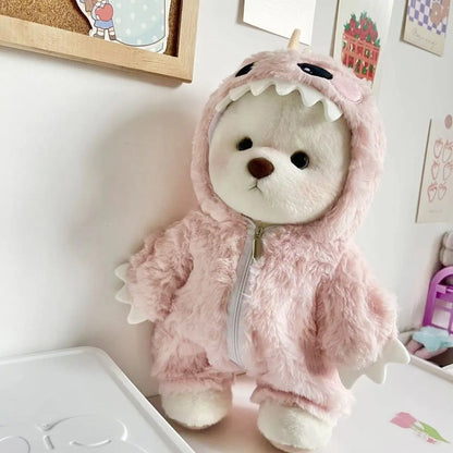 New 2025 30cm Doll Clothes Plush Toy Set Bear Kawaii Anime