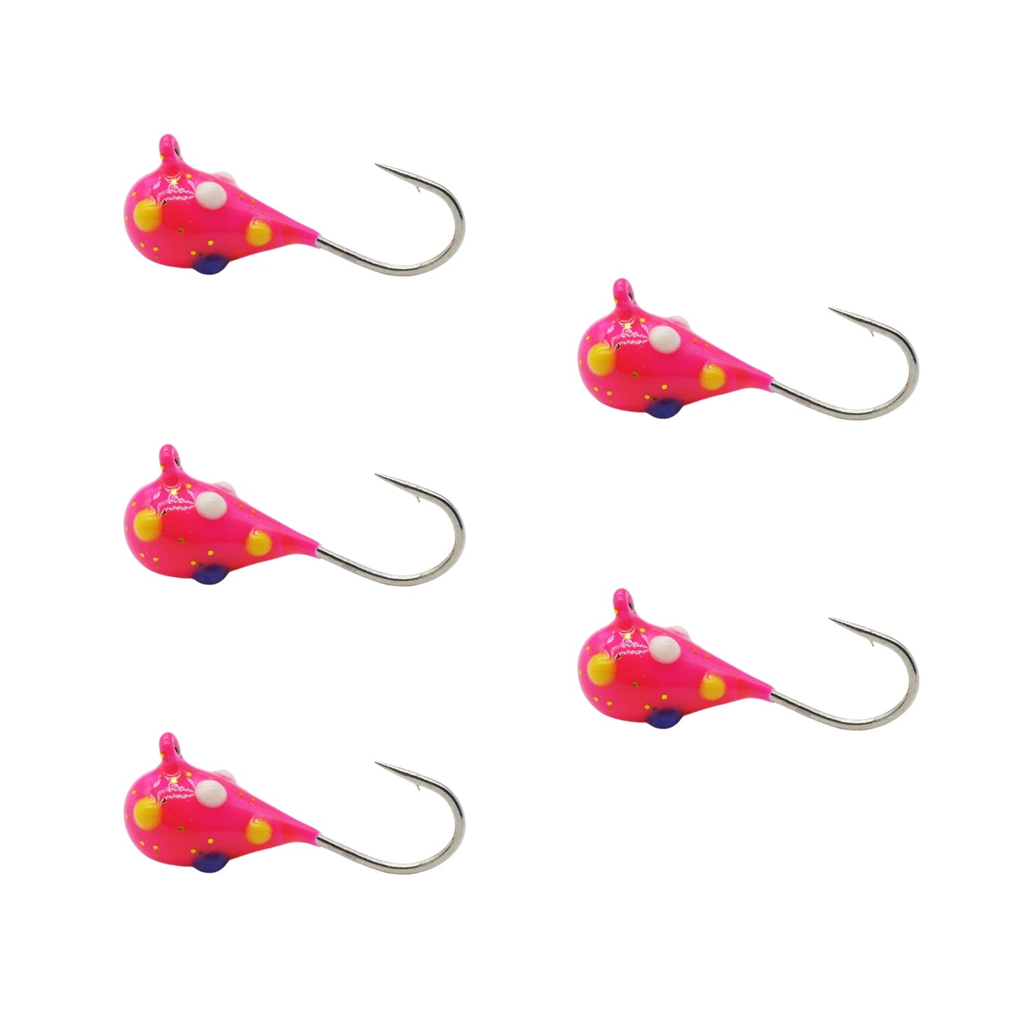 Tungsten Ice Jigs Glow Tungsten Ice Fishing Lure Jigs