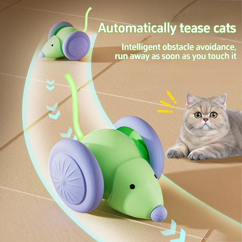 Pet Toys Interactive Cat Toy Electric Mouse Car Automatic Teaser