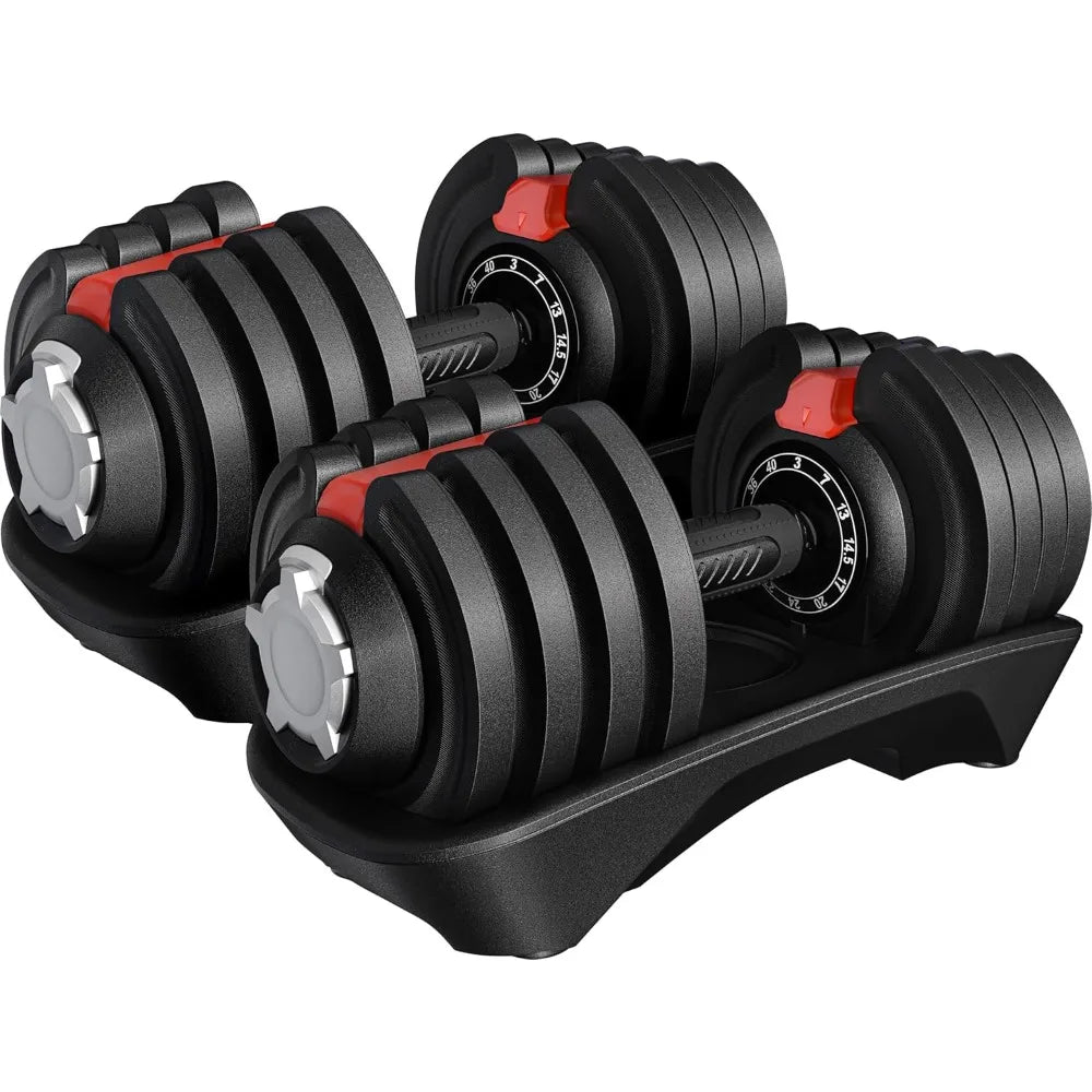 Adjustable Dumbbell Set 28/40/52.5/90LBS Adjustable Dumbbells