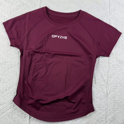 DFYZHE round neck breathable short sleeved+long pants