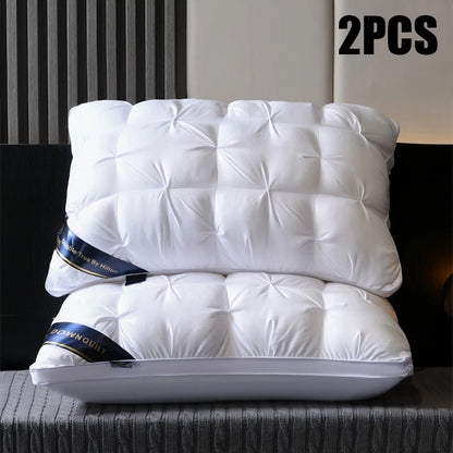 2-Piece Sleep Pillow Set, Soft Supportive Bed Pillows